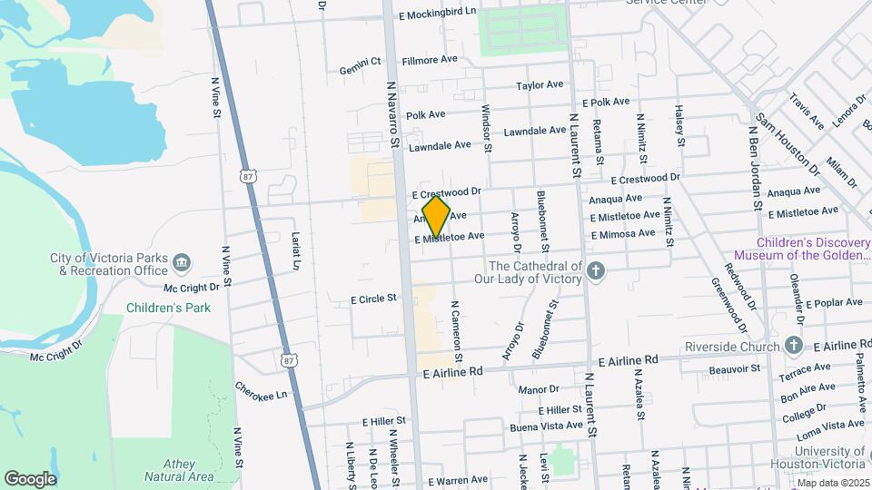 605 E Mistletoe Ave Map and Location Details