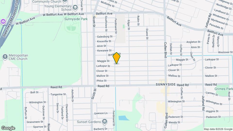 4307 Larkspur St Map and Location Details