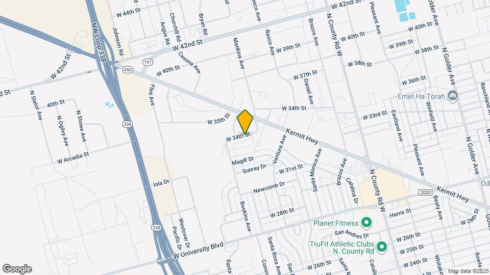 2409 W 34th St Map and Location Details