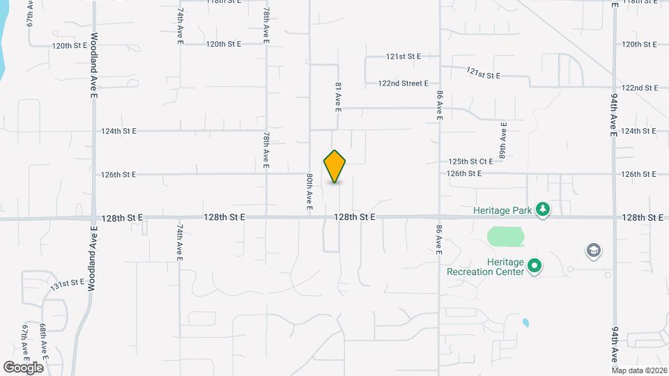 12612 81st Ave Ct E Mapa y Detalles de la Ubicación