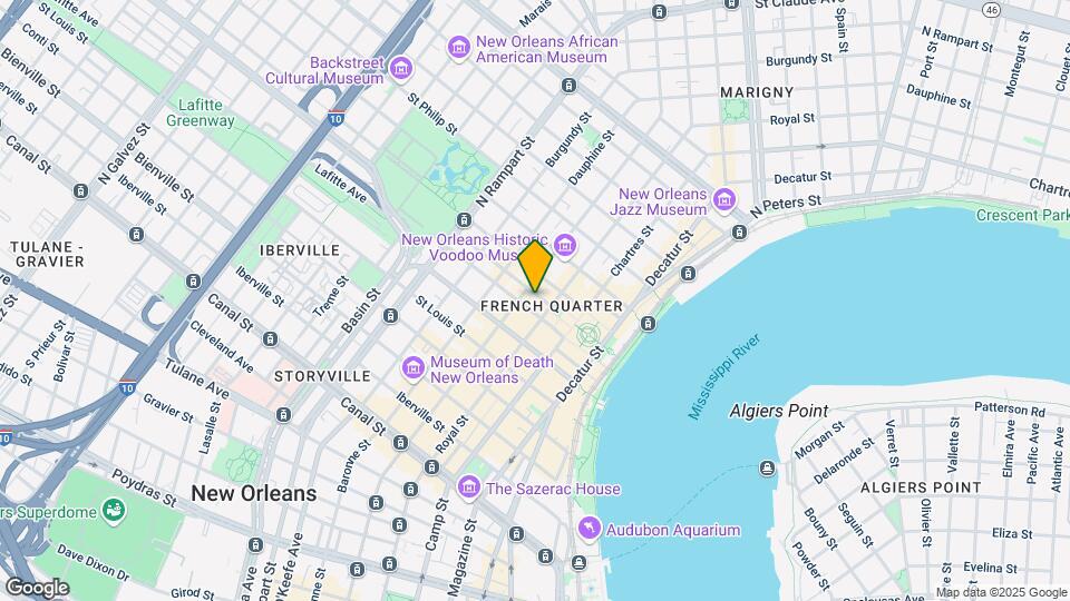726 Orleans St Map and Location Details