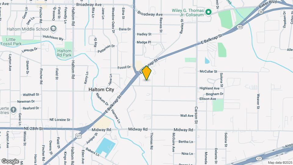 5633 Highland Ave Map and Location Details