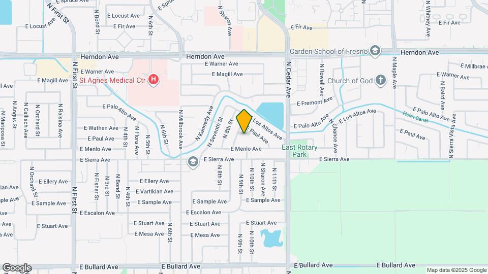 1653 E Paul Ave Map and Location Details