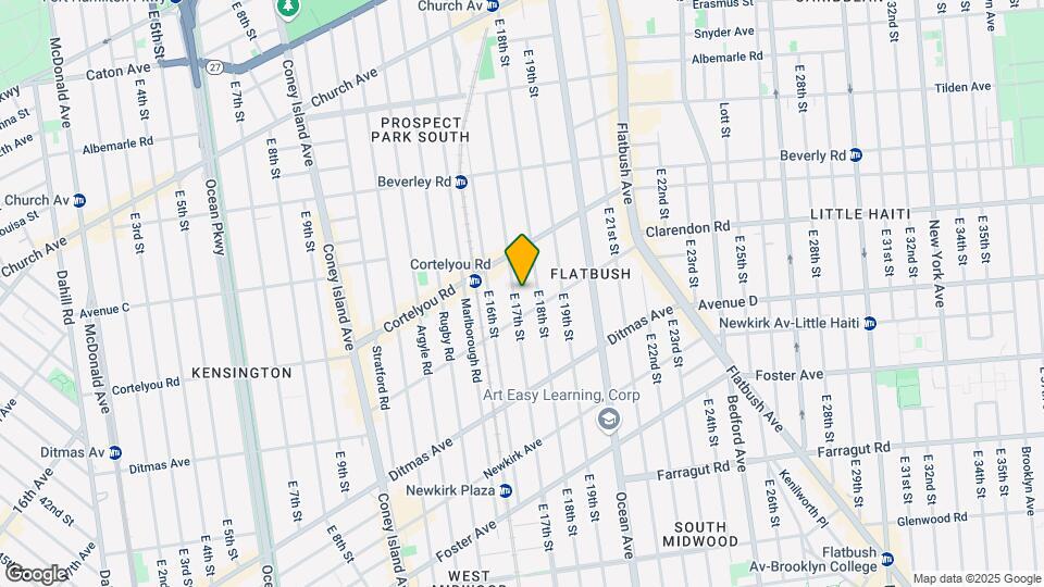 415 E 17th St Mapa y Detalles de la Ubicación