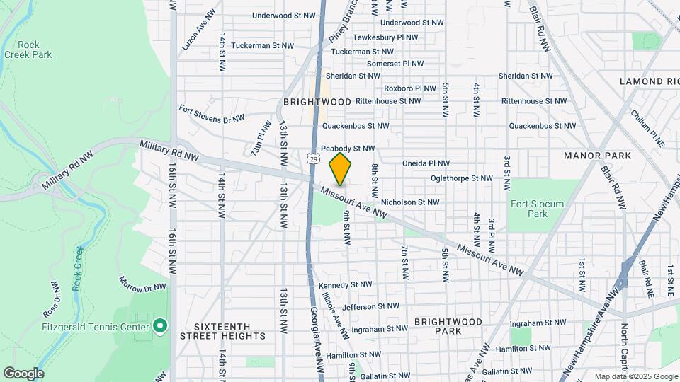 903 Missouri Ave NW, Unit 1 Map and Location Details