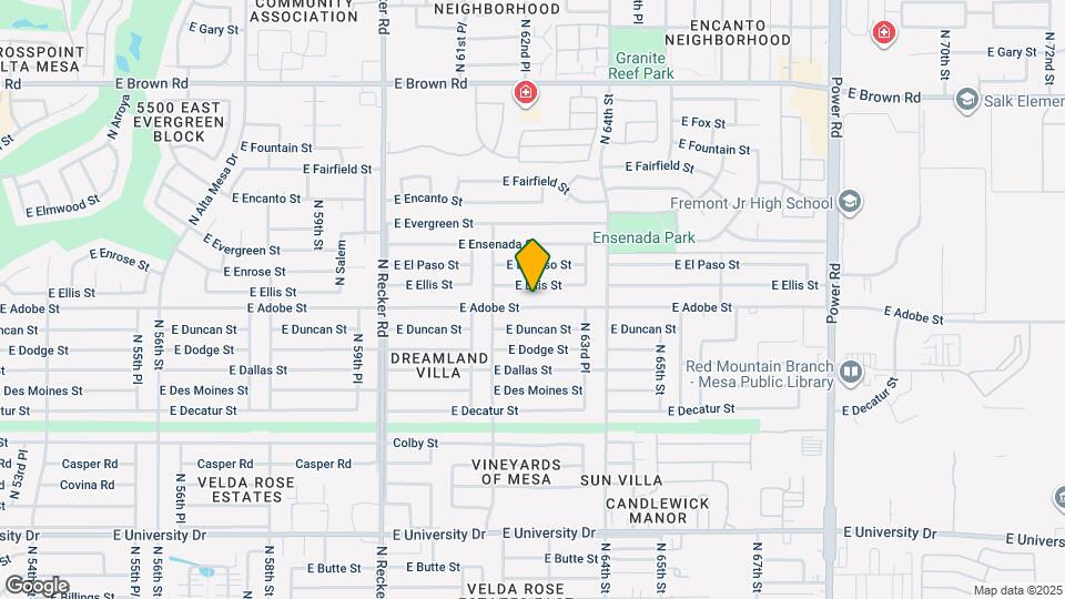 6246 E Adobe Rd Mapa y Detalles de la Ubicación