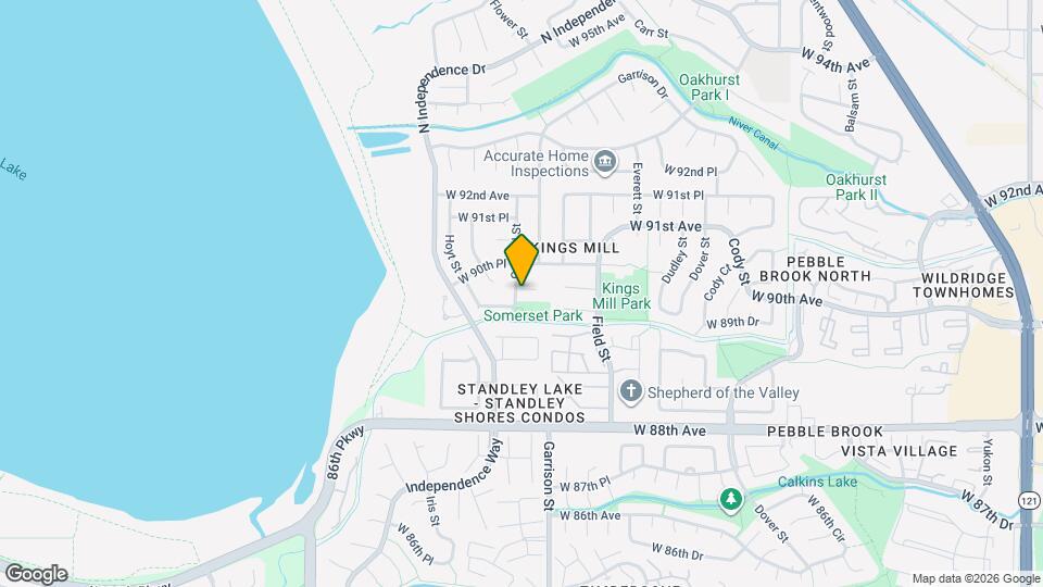9298 W 90th Cir Map and Location Details