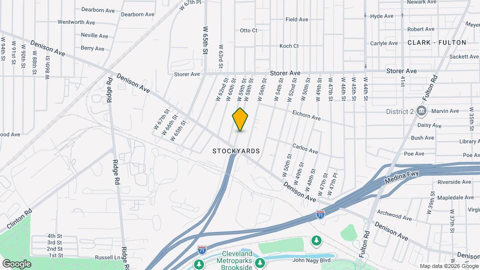 3523 W 58th St Map and Location Details