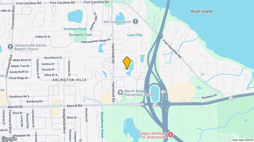 8270 Lake Effie Ln E Map and Location Details