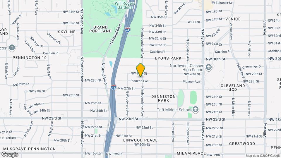 3305 Pioneer Ave Map and Location Details