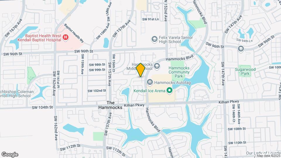 10010 Hammocks Blvd, Unit # 203-2 Map and Location Details