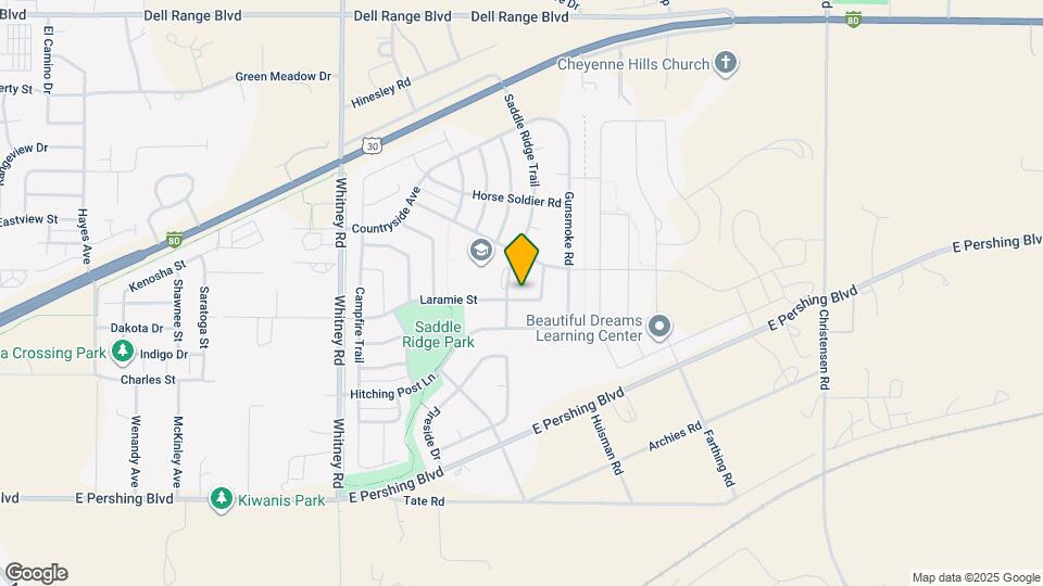 6908 Laramie St Map and Location Details