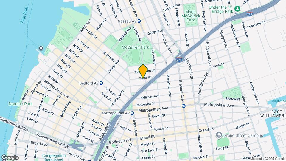 679 Lorimer Street Map and Location Details