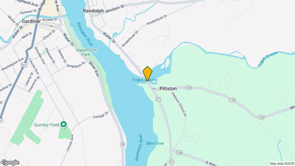 165 Wiscasset Rd Map and Location Details