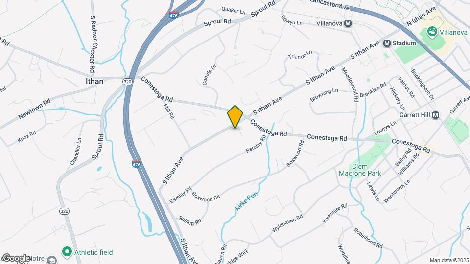 409 S Ithan Ave Map and Location Details