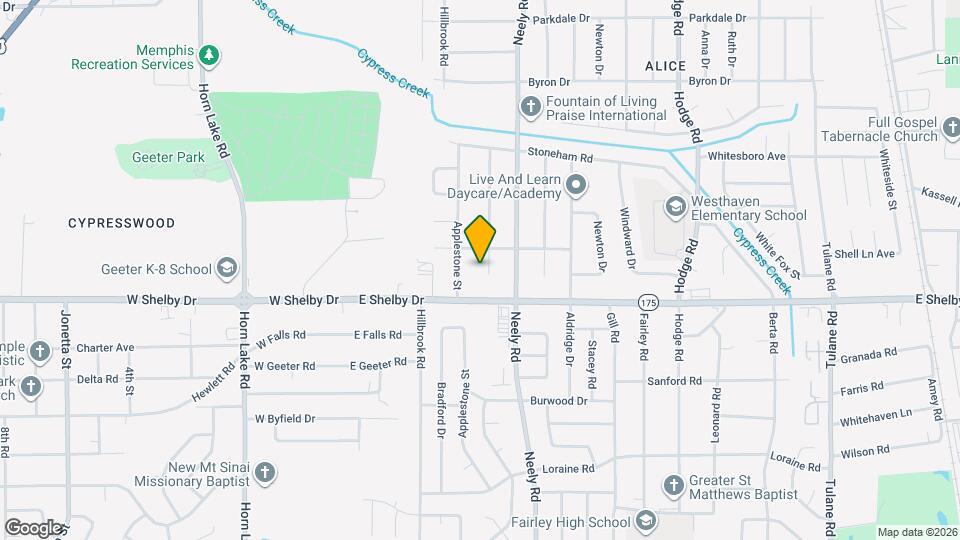4637 Appleville St Map and Location Details