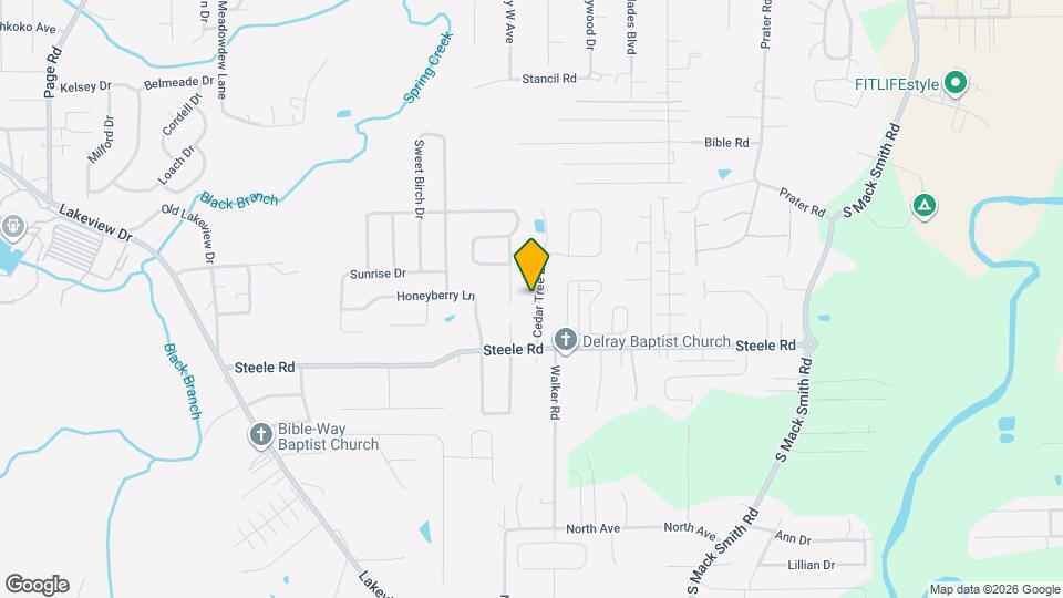 103 Cedar Tree Ln Map and Location Details