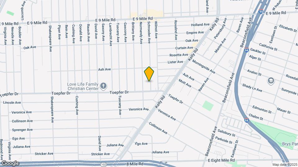 21749 Schroeder Ave Map and Location Details