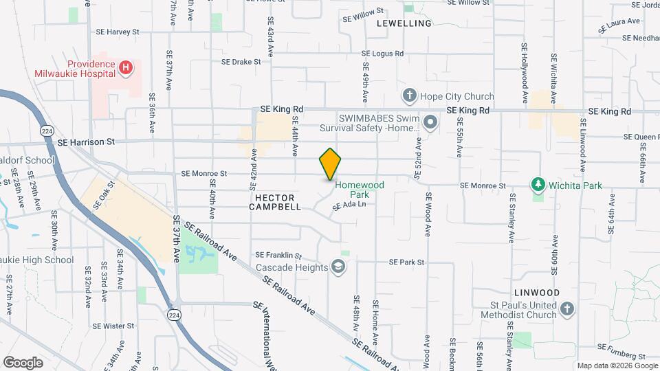 10851 SE Garrett Dr Map and Location Details