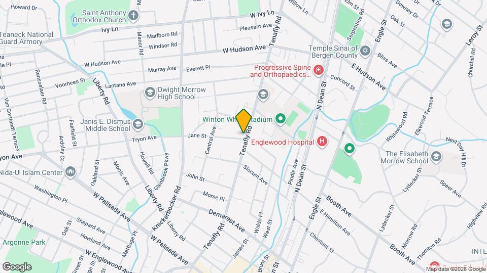 266 Tenafly Rd Map and Location Details
