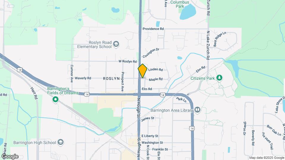 632 Sycamore Rd Map and Location Details