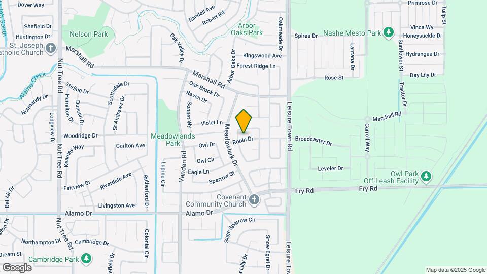 531 Robin Dr Mapa y Detalles de la Ubicación