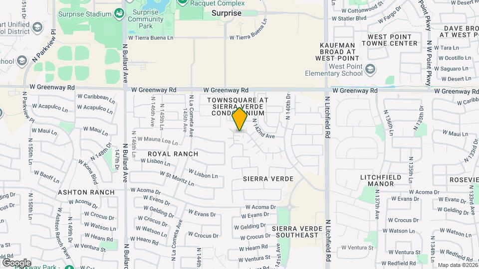 15031 N 142nd Ln Map and Location Details