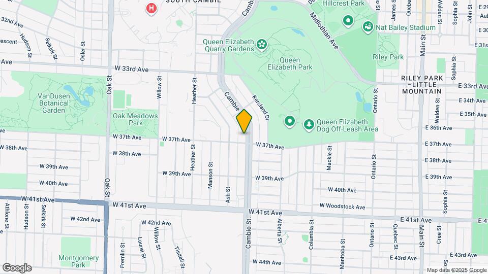 5289 Cambie St Map and Location Details