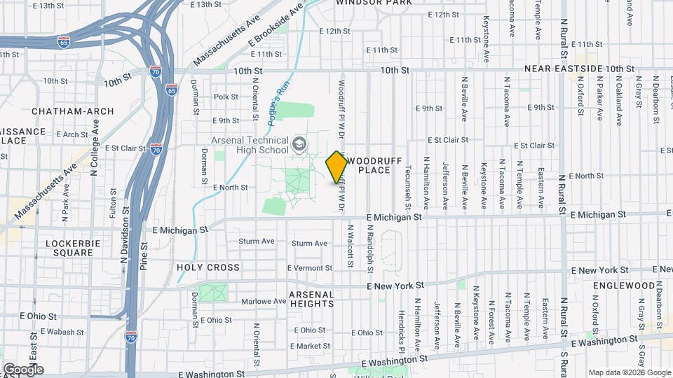 590 Woodruff Pl W Dr Map and Location Details