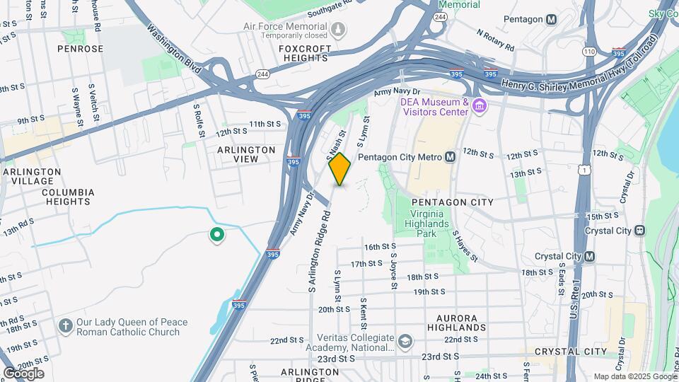 1515 S Arlington Ridge Rd Map and Location Details
