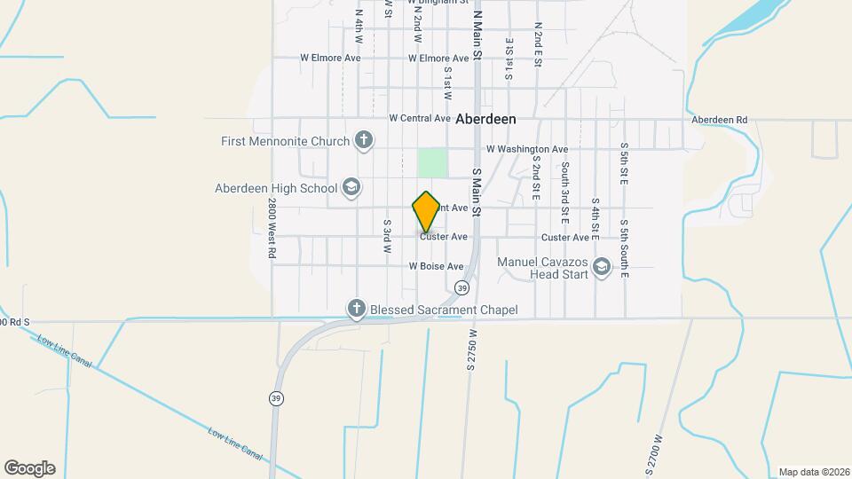 181 W Custer Ave Map and Location Details