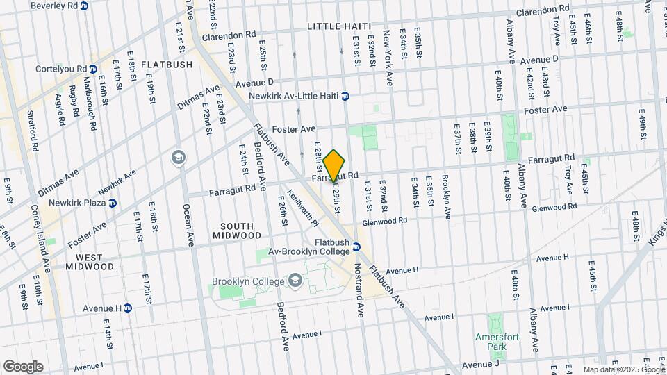 620 E 29th St Map and Location Details