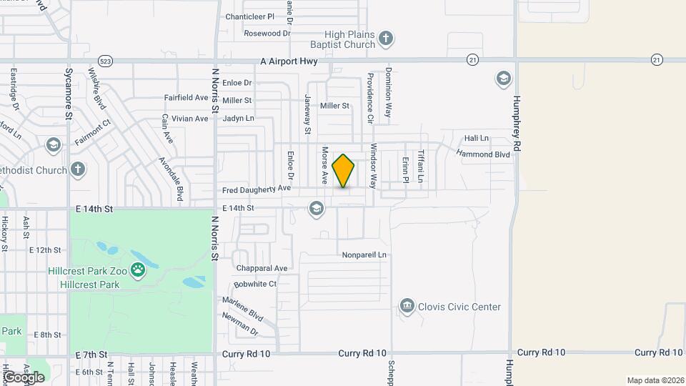 2537 Fred Daugherty Ave, Unit A Mapa y Detalles de la Ubicación