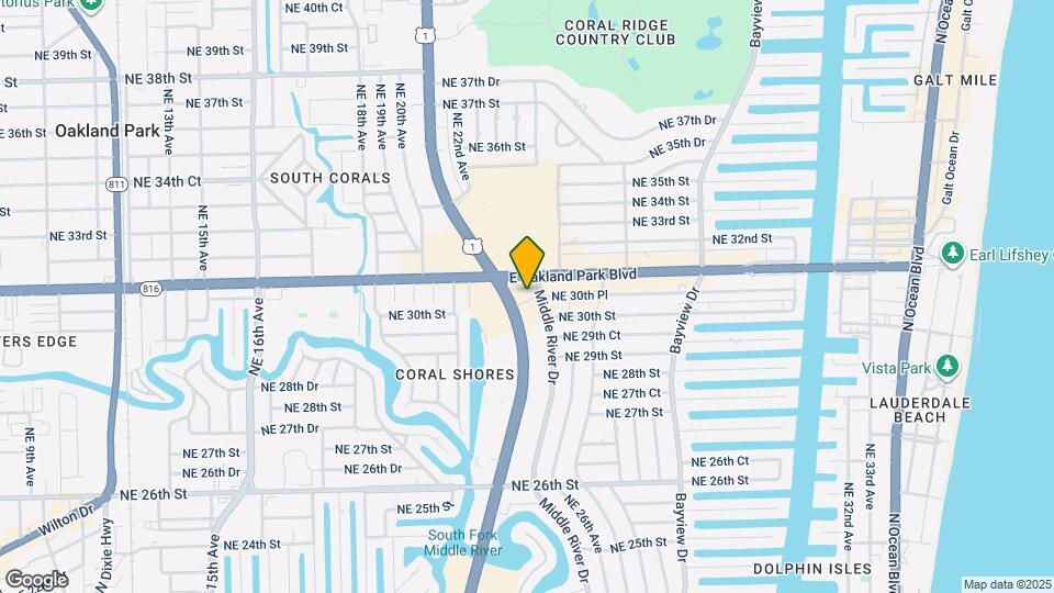 3038 N Federal Hwy Map and Location Details