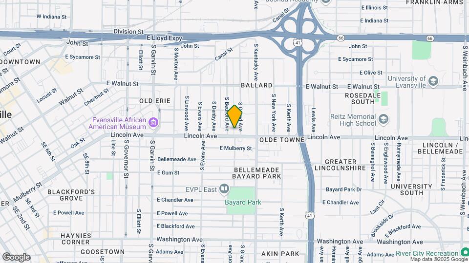 872 Lincoln Ave Map and Location Details