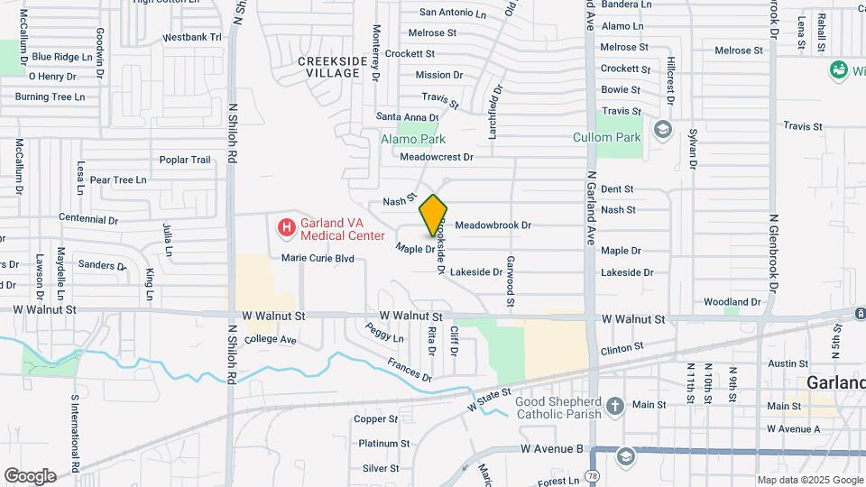 1605 Maple Dr Map and Location Details