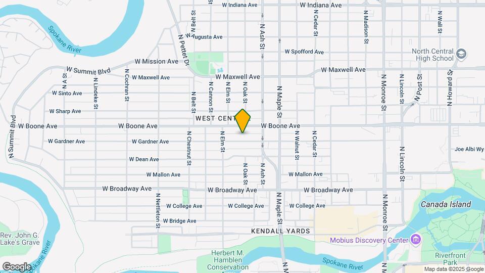 1802 W Gardner Ave Map and Location Details