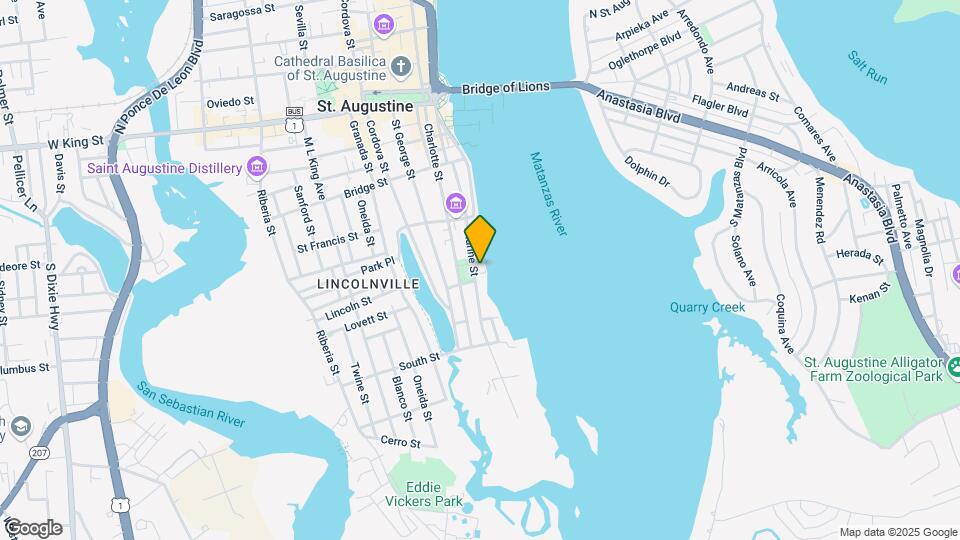 105 Marine St Map and Location Details