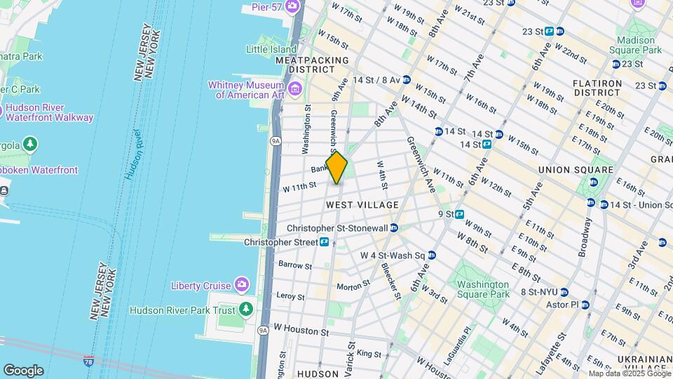 557-559 Hudson St Mapa y Detalles de la Ubicación