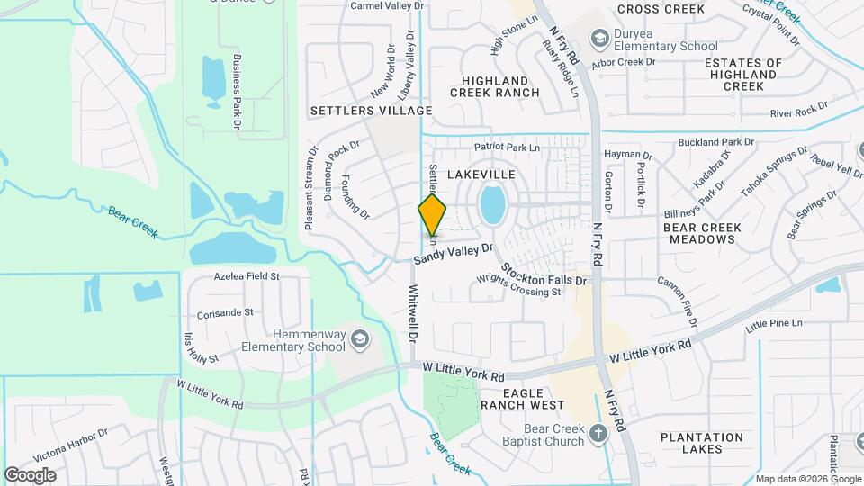6117 Settlers Square Ln Map and Location Details