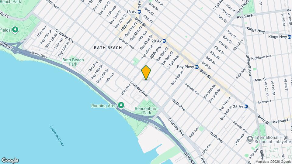 180 Bay 26th St Map and Location Details