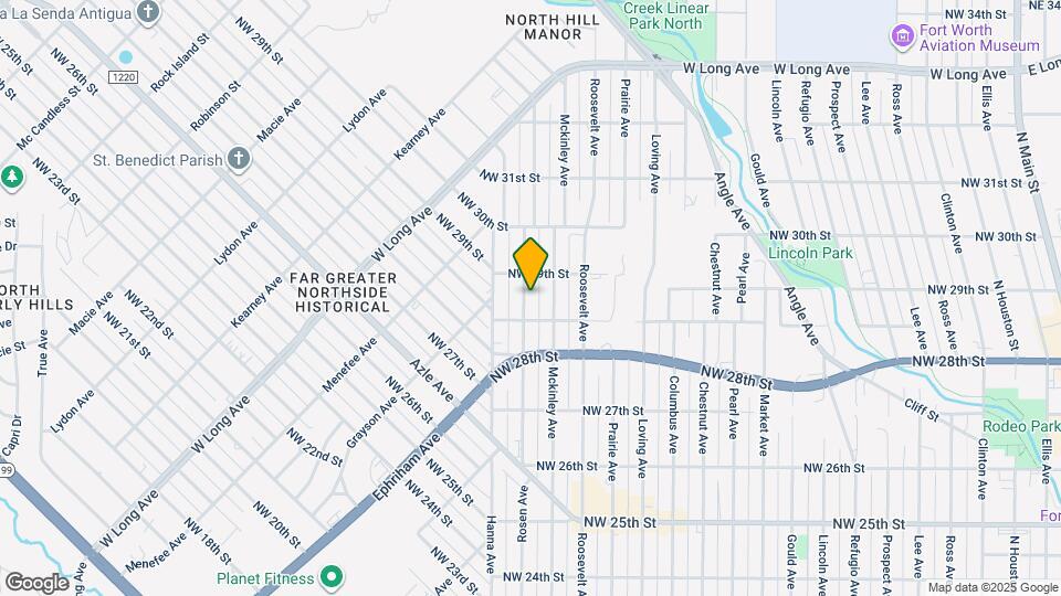 2908 Rosen Ave Map and Location Details