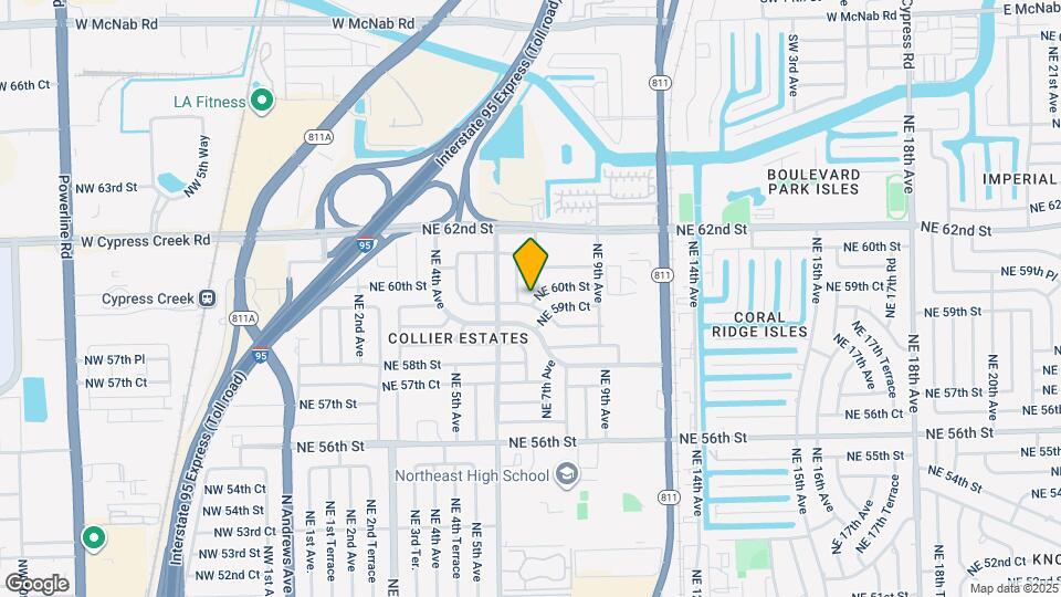 651 NE 59th Ct Map and Location Details