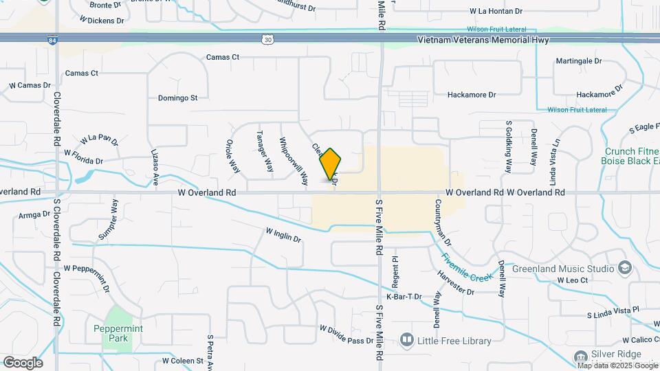 1575 Clear Creek Dr Map and Location Details
