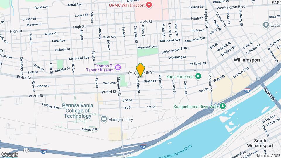 334 Campbell St Map and Location Details