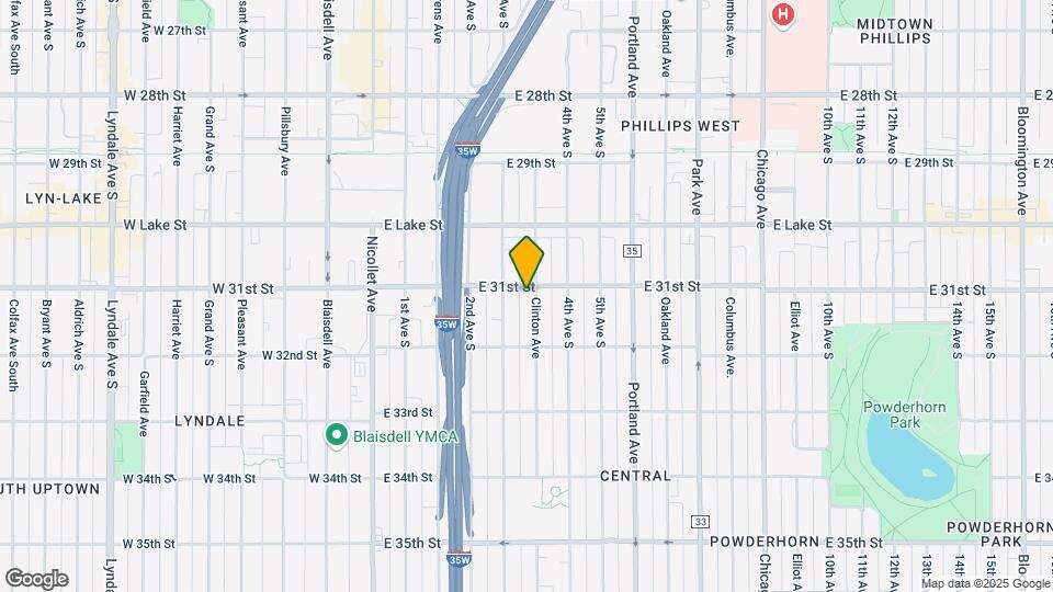 3104 Clinton Ave Map and Location Details