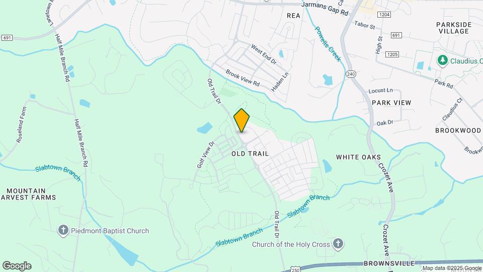 1232 Old Trail Dr Map and Location Details