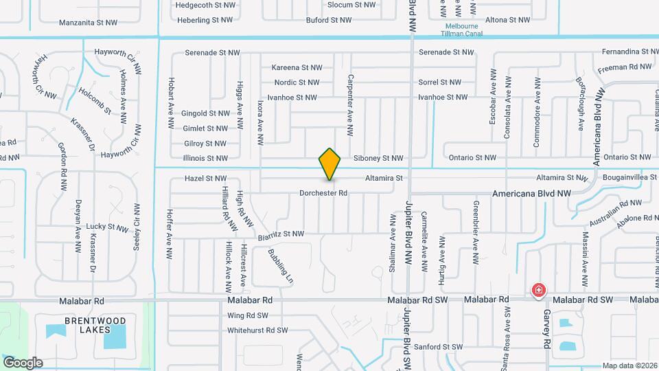 352 Jacaranda Ave NW Map and Location Details