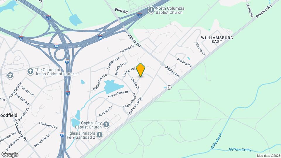 1707 Teakwood Ln Map and Location Details