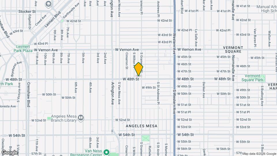 1911 W 48th St Mapa y Detalles de la Ubicación